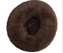 Load image into Gallery viewer, Donut Dog Bed Warm Soft Long Plush Pet Cushion