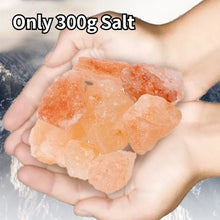 Load image into Gallery viewer, USB Natural Himalayan Salt Lamp Led Crystal Light Lamp Air Purifier Atmosphere Flame Lamp Indoor Warm Light Bedroom Lava Lamp