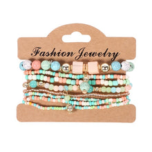 Load image into Gallery viewer, Multilayer Crystal Stone Beads Bracelets & Bangles