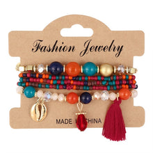 Load image into Gallery viewer, Multilayer Crystal Stone Beads Bracelets & Bangles