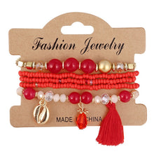 Load image into Gallery viewer, Multilayer Crystal Stone Beads Bracelets & Bangles