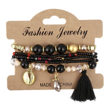 Load image into Gallery viewer, Multilayer Crystal Stone Beads Bracelets & Bangles