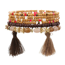 Load image into Gallery viewer, Multilayer Crystal Stone Beads Bracelets & Bangles
