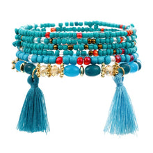 Load image into Gallery viewer, Multilayer Crystal Stone Beads Bracelets & Bangles