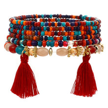 Load image into Gallery viewer, Multilayer Crystal Stone Beads Bracelets & Bangles
