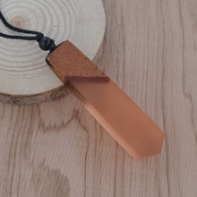 Load image into Gallery viewer, Leanzni Vintage Men or Women's Wood Resin Necklace Pendant
