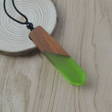 Load image into Gallery viewer, Leanzni Vintage Men or Women's Wood Resin Necklace Pendant
