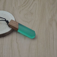 Load image into Gallery viewer, Leanzni Vintage Men or Women's Wood Resin Necklace Pendant