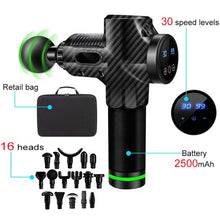 Load image into Gallery viewer, LCD Electric Massage Fascia Gun for Muscle Pain Relief