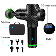 Load image into Gallery viewer, LCD Electric Massage Fascia Gun for Muscle Pain Relief