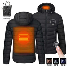 Load image into Gallery viewer, Mens Electric Heated Jacket USB for Winter