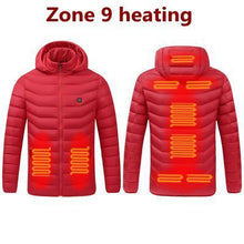 Load image into Gallery viewer, Mens Electric Heated Jacket USB for Winter