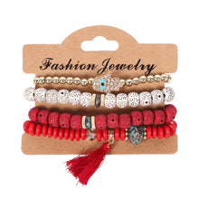 Load image into Gallery viewer, Multilayer Crystal Stone Beads Bracelets & Bangles