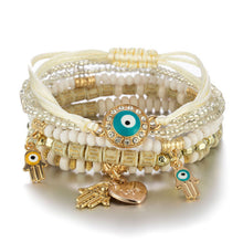 Load image into Gallery viewer, Multilayer Crystal Stone Beads Bracelets & Bangles