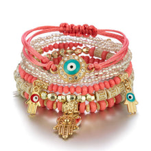 Load image into Gallery viewer, Multilayer Crystal Stone Beads Bracelets & Bangles