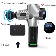 Load image into Gallery viewer, LCD Electric Massage Fascia Gun for Muscle Pain Relief
