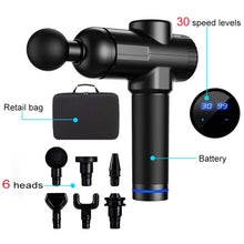 Load image into Gallery viewer, LCD Electric Massage Fascia Gun for Muscle Pain Relief