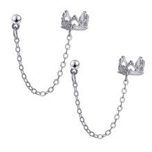 Load image into Gallery viewer, 17KM Gold Leaves Ear Cuff Black Non-Piercing Ear Cuffs