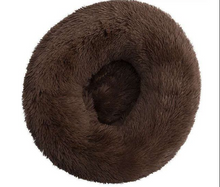 Load image into Gallery viewer, Donut Dog Bed Warm Soft Long Plush Pet Cushion
