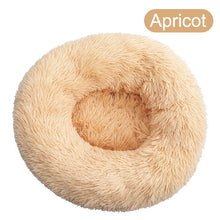 Load image into Gallery viewer, Donut Dog Bed Warm Soft Long Plush Pet Cushion
