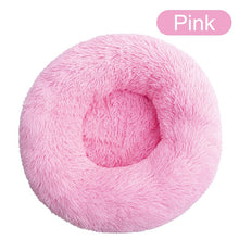 Load image into Gallery viewer, Donut Dog Bed Warm Soft Long Plush Pet Cushion
