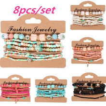 Load image into Gallery viewer, Multilayer Crystal Stone Beads Bracelets &amp; Bangles
