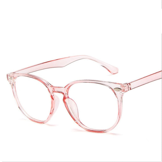 Blue Light Computer Glasses Frame Men Women Transparent