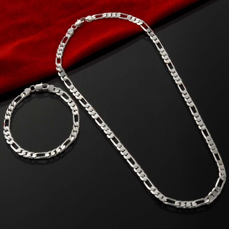 4MM Men's Chain Jewelry Set