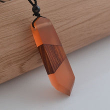 Load image into Gallery viewer, Leanzni Vintage Men or Women&#39;s Wood Resin Necklace Pendant
