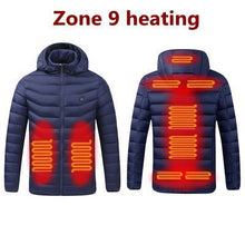 Load image into Gallery viewer, Mens Electric Heated Jacket USB for Winter
