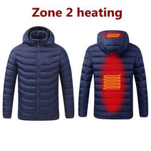 Load image into Gallery viewer, Mens Electric Heated Jacket USB for Winter
