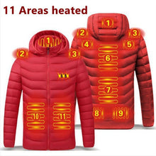 Load image into Gallery viewer, Mens Electric Heated Jacket USB for Winter
