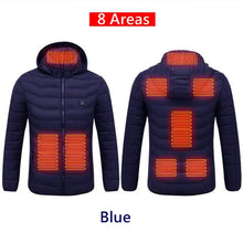 Load image into Gallery viewer, Mens Electric Heated Jacket USB for Winter
