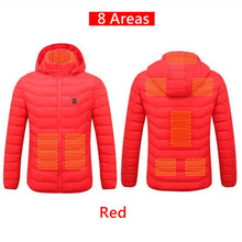 Load image into Gallery viewer, Mens Electric Heated Jacket USB for Winter
